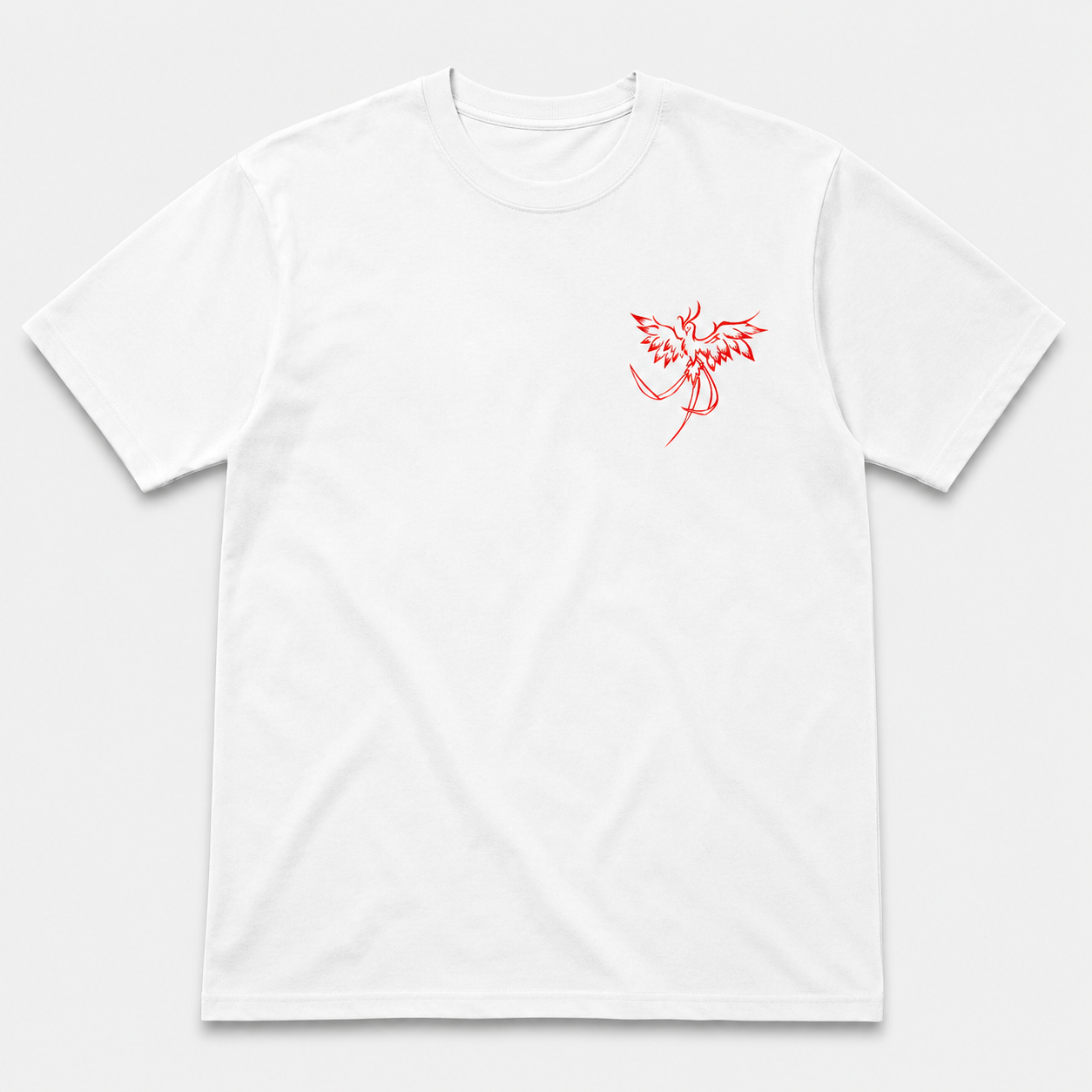 Red Fam White front shirt preview